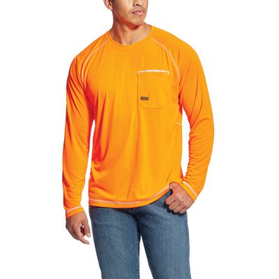 Ariat Rebar Sunstopper - Top Oranje Heren - 24537-095